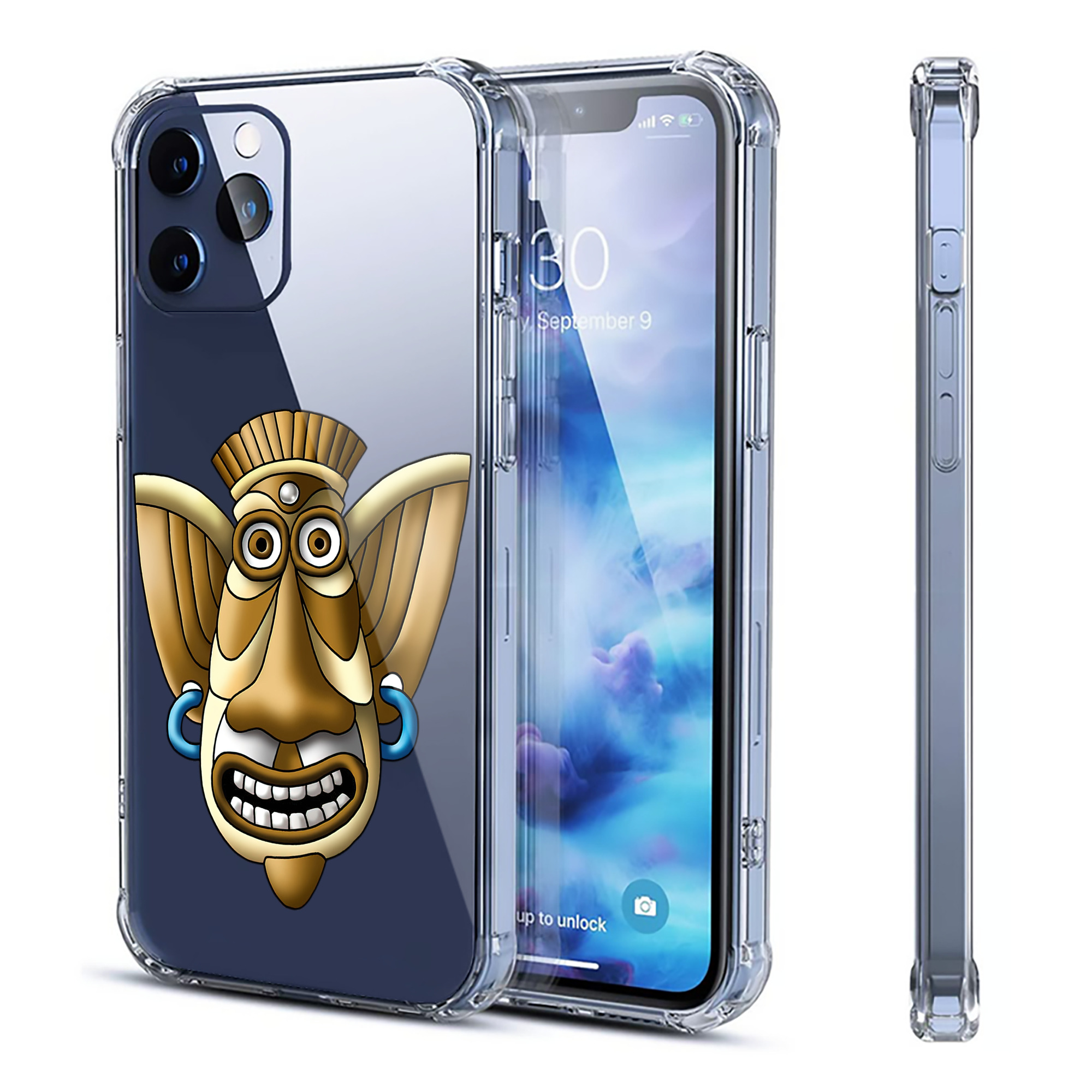 （画像用） ドラゴンクエスト Doragon Kuesuto Dragon Quest 【iPhone 12シリーズ対応】透明スマホケース（クリアソフトケース）